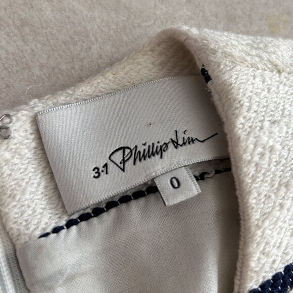 3.1 Phillip Lim Chevron Detail Full Skirt Dress ASO Quinn Fabray - Picture 11 of 15